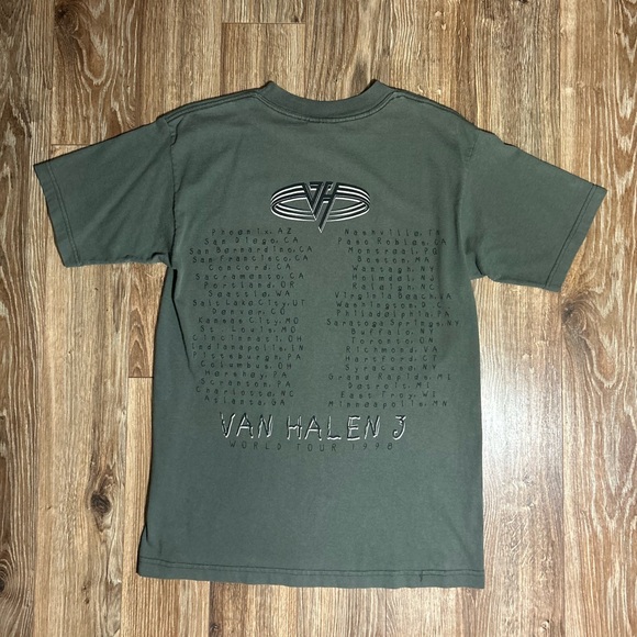 Vintage Van Halen 3 Tour 1998 Giant Tag T-Shirt - Picture 5 of 6